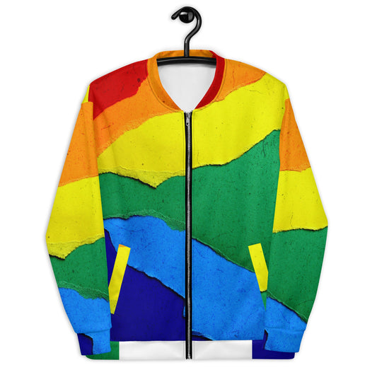 LGBTQ - Rainbow - Unisex Bomber Jacket - Premium  from T&L Kustoms - Just $59.95! Shop now at T&L Kustoms