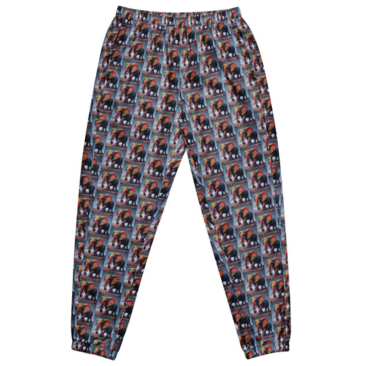 Unisex track pants - Flowery Elephant - Premium  from T&L Kustoms - Just $45.95! Shop now at T&L Kustoms
