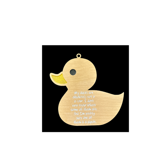 Delightfully Disarrayed Duck Ornament: Embracing the Chaos - Premium  from T&L Kustoms - Just $9.99! Shop now at T&L Kustoms