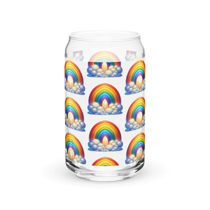 Rainbow - All Over Can-shaped glass - Premium  from T&L Kustoms - Just $12.95! Shop now at T&L Kustoms