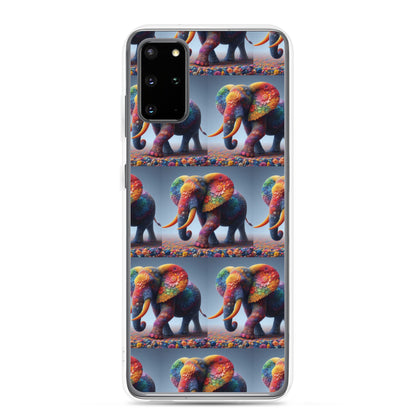 Clear Case for Samsung® - Flowery Elephant - Premium  from T&L Kustoms - Just $15! Shop now at T&L Kustoms