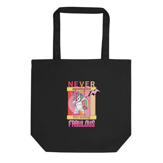Never apologize for being FABULOUS - Eco Tote Bag - Premium  from T&L Kustoms - Just $19.25! Shop now at T&L Kustoms