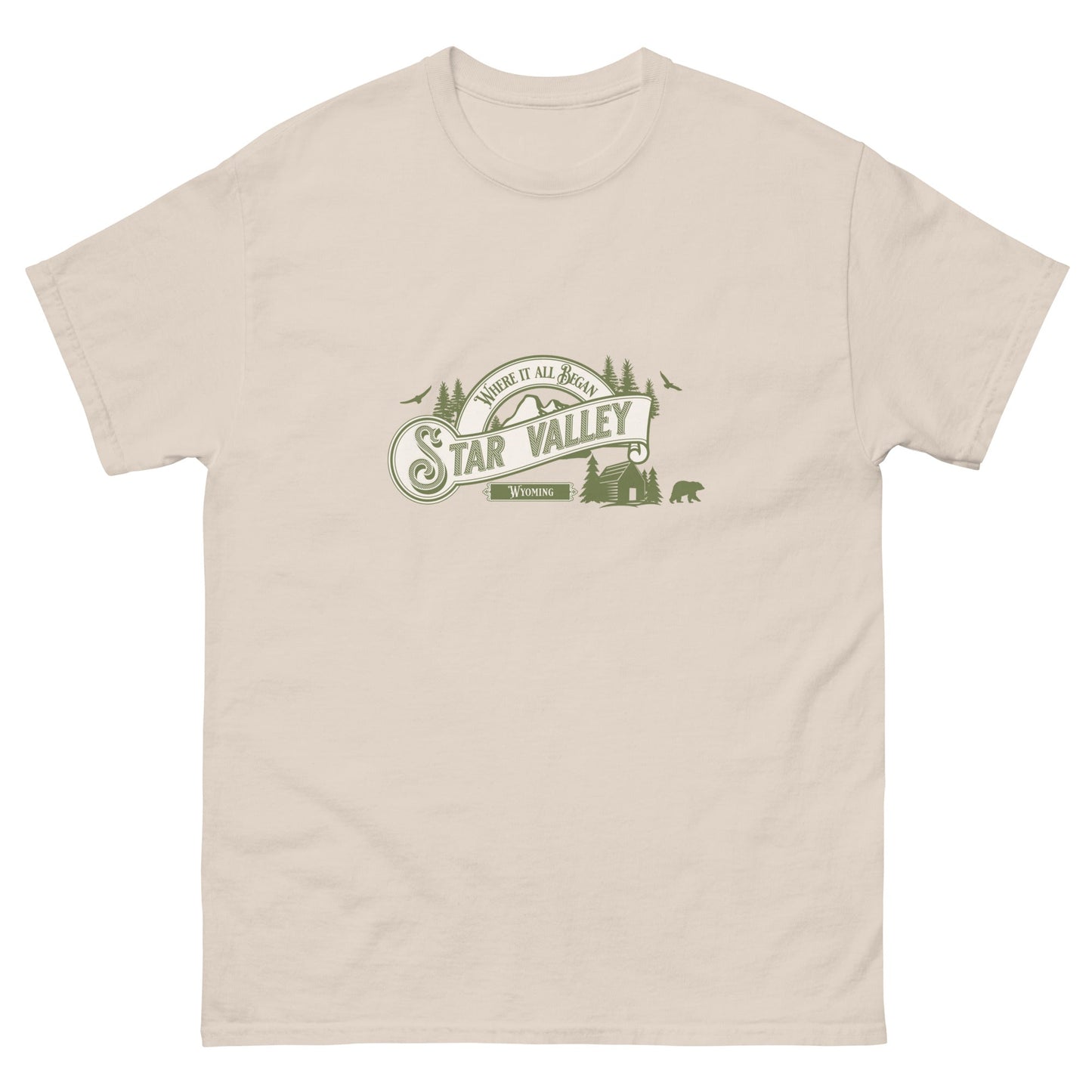 Where it all Began - Star Valley Wyoming Tee - Premium  from T&L Kustoms - Just $14.50! Shop now at T&L Kustoms