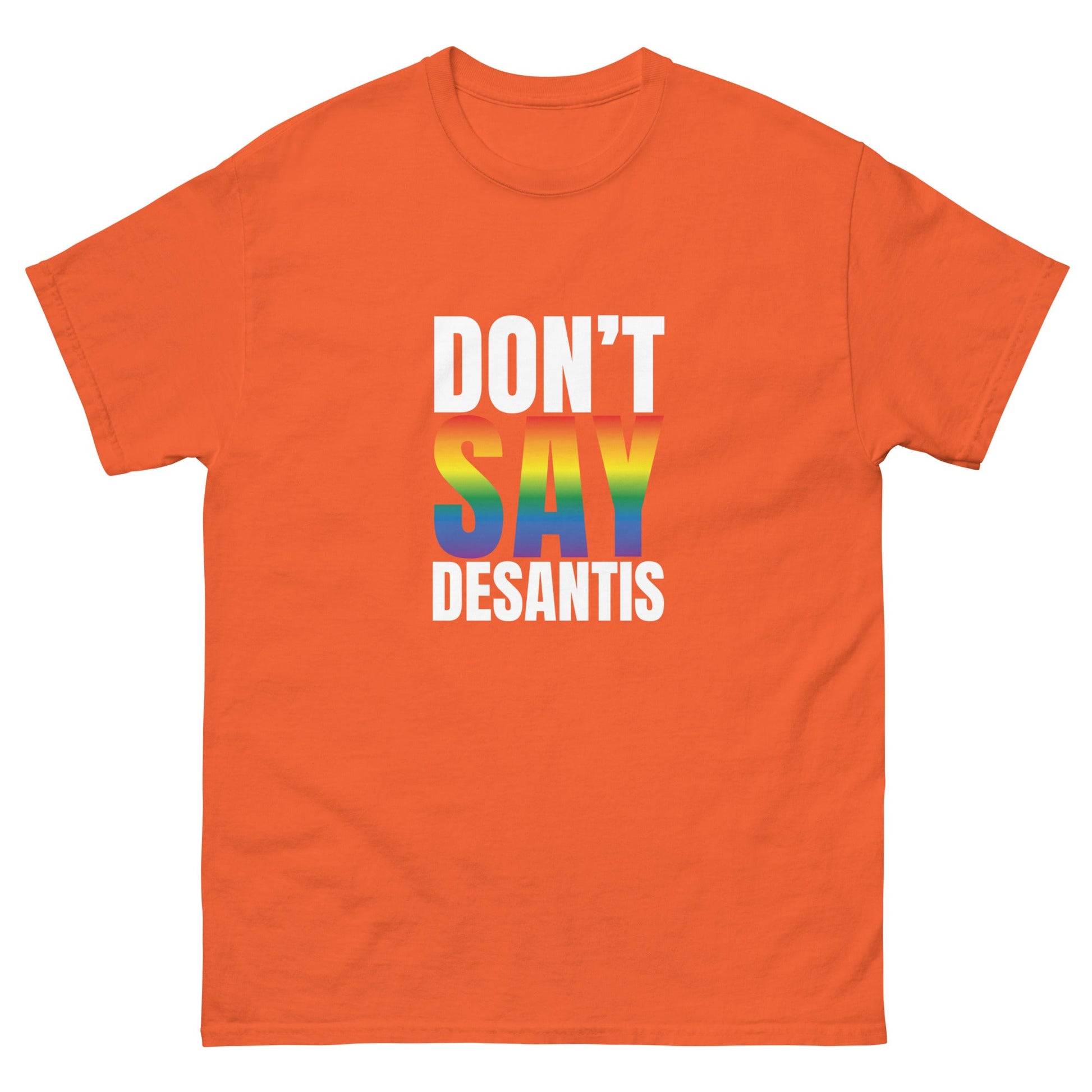 The Assertive 'No DeSantis' Tee - Premium  from T&L Kustoms - Just $14.50! Shop now at T&L Kustoms