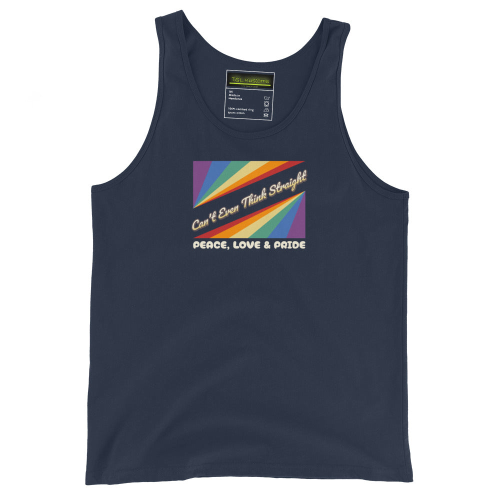 "Can't Even Think Straight" Men's Tank Top - Premium  from T&L Kustoms - Just $24.44! Shop now at T&L Kustoms