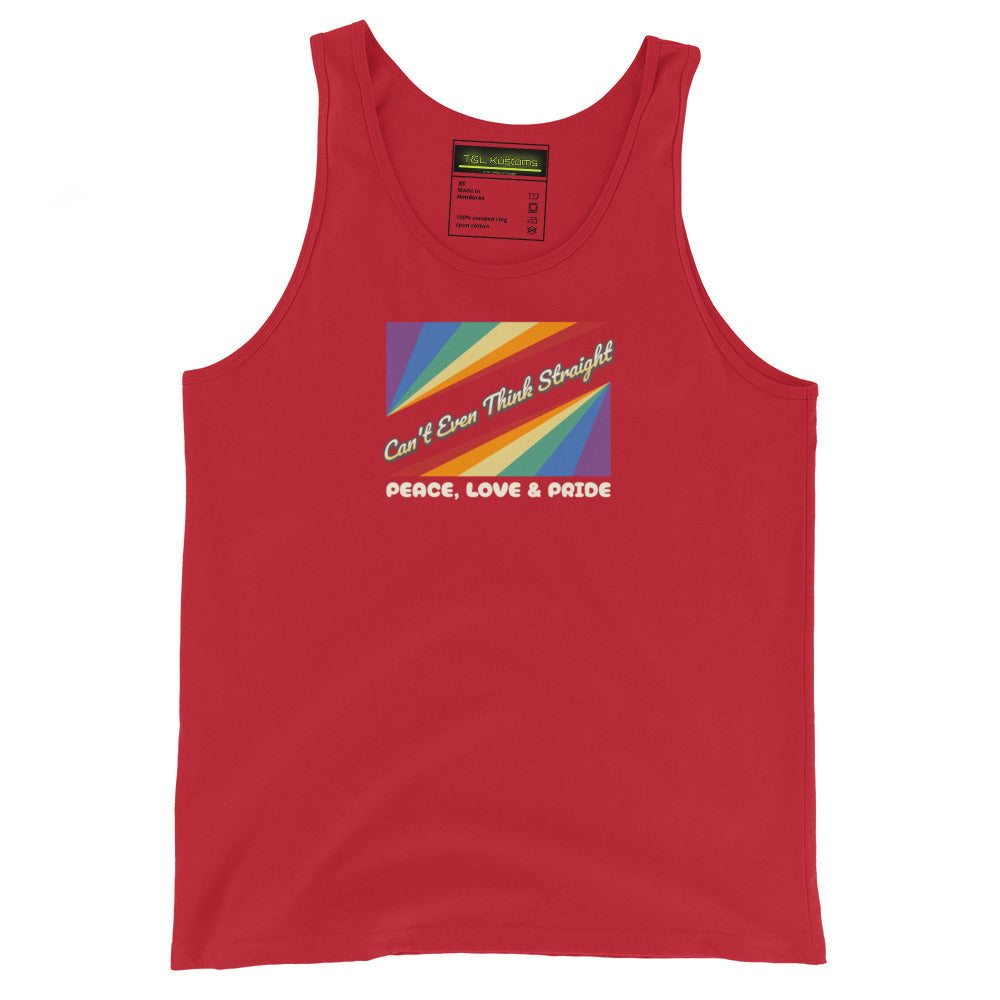 "Can't Even Think Straight" Men's Tank Top - Premium  from T&L Kustoms - Just $24.44! Shop now at T&L Kustoms