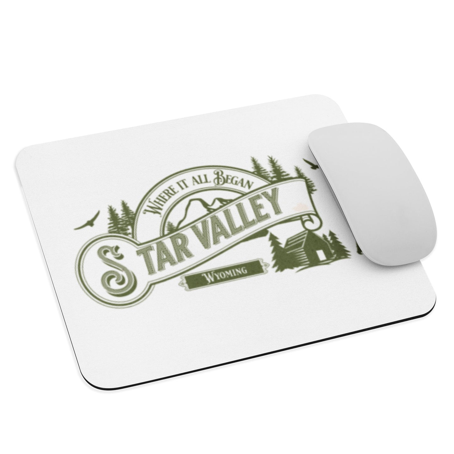 "Where It All Began" - Star Valley, Wyoming Commemorative Mouse Pad - Premium  from T&L Kustoms - Just $15.00! Shop now at T&L Kustoms