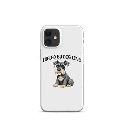 Fueled by Dog Love - Schnauzer - Snap case for iPhone® - Premium  from T&L Kustoms - Just $19.95! Shop now at T&L Kustoms
