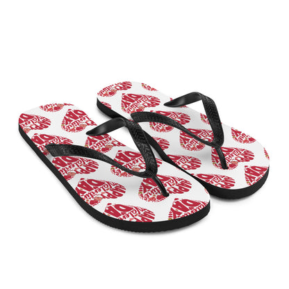 Happy Valentine's Day - Flip Flops - Premium  from T&L Kustoms - Just $15.95! Shop now at T&L Kustoms
