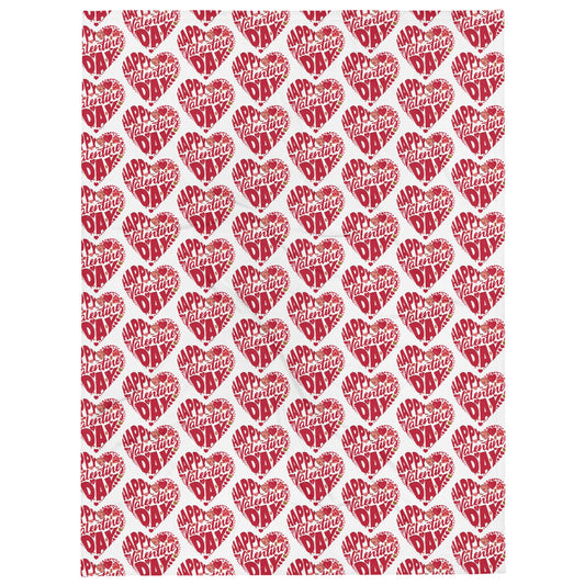 Happy Valentine's Day - Throw Blanket - Premium  from T&L Kustoms - Just $29.95! Shop now at T&L Kustoms