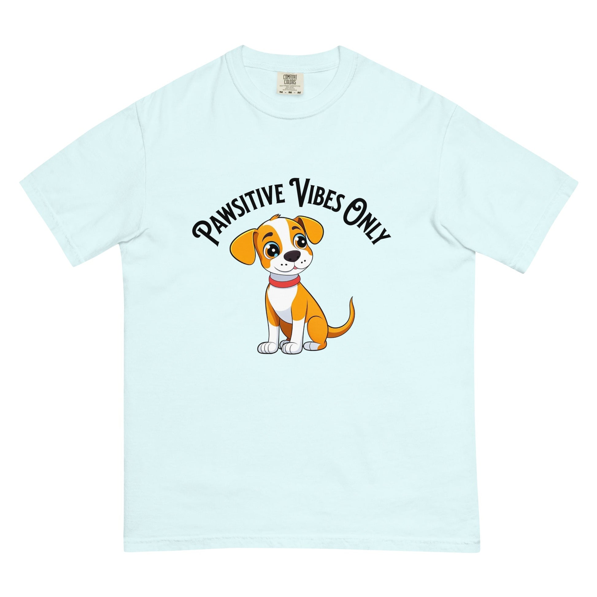 "Pawsitive Vibes Only" - Unisex garment-dyed heavyweight t-shirt - Premium  from T&L Kustoms - Just $21.95! Shop now at T&L Kustoms