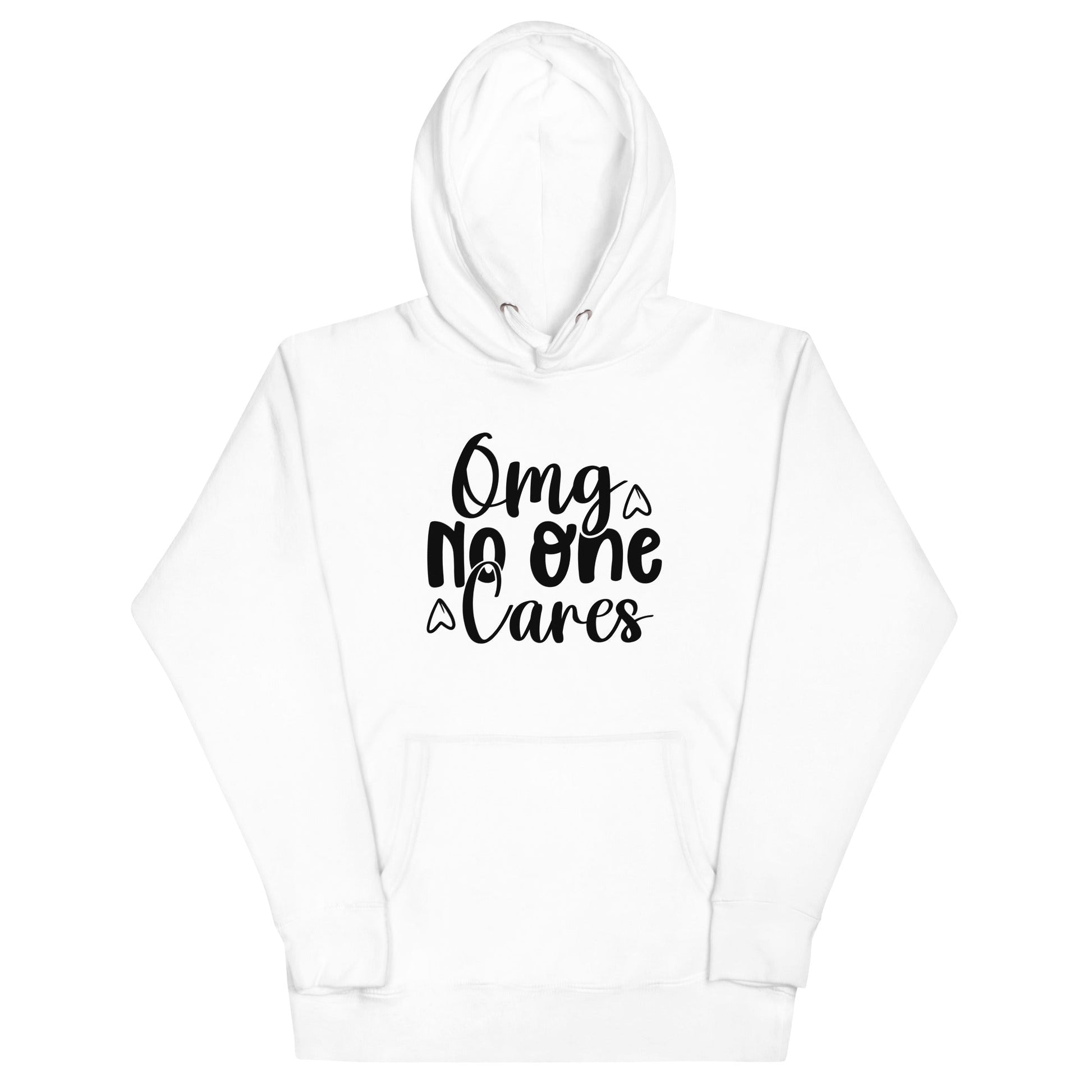 "OMG No One Cares" Unisex Hoodie - Premium  from T&L Kustoms - Just $32.00! Shop now at T&L Kustoms