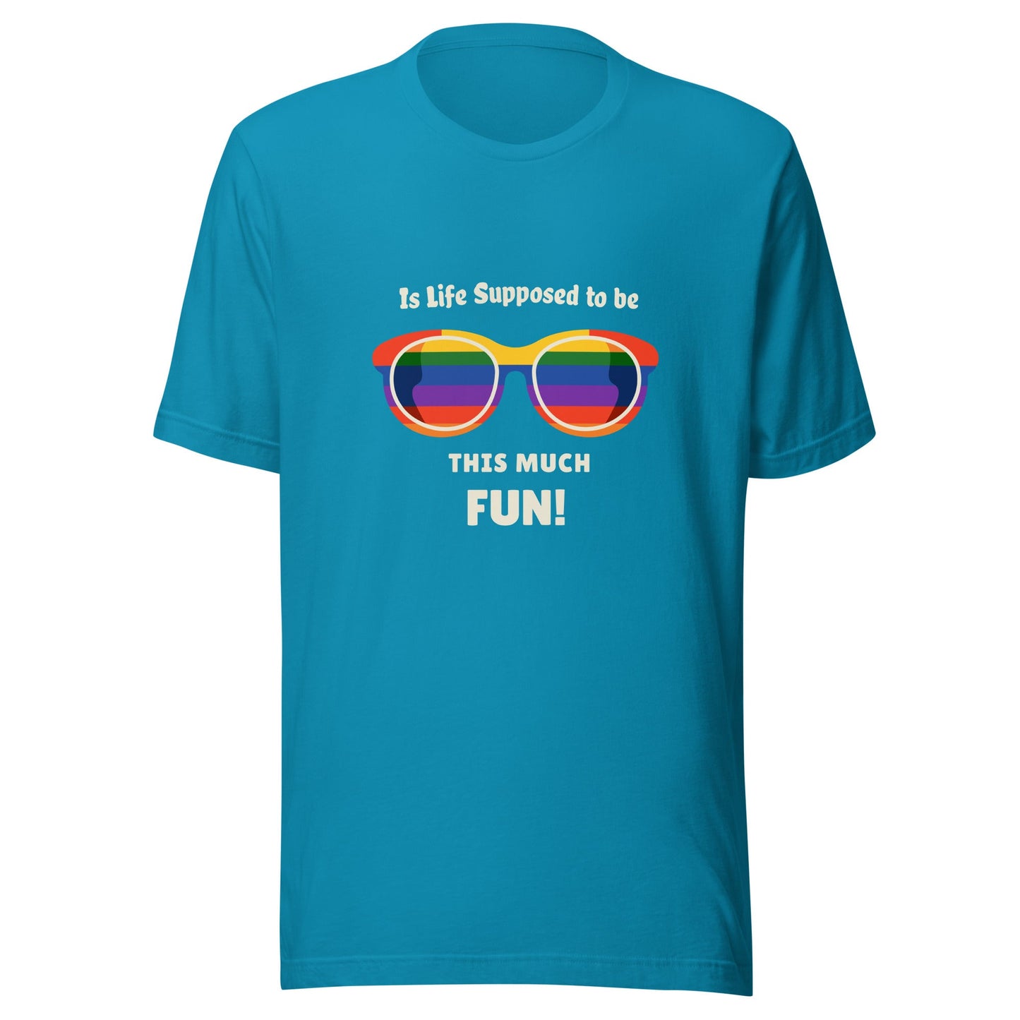 Joyful Question Tee - Is Life Supposed to be This Much Fun? - Premium  from T&L Kustoms - Just $17.50! Shop now at T&L Kustoms