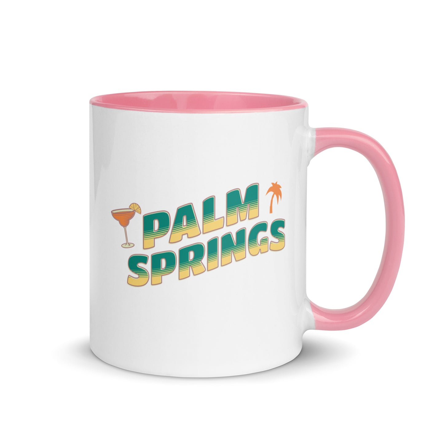 Colorful Oasis: Palm Springs Multi-Hued Ceramic Mugs - Premium  from T&L Kustoms - Just $15.00! Shop now at T&L Kustoms