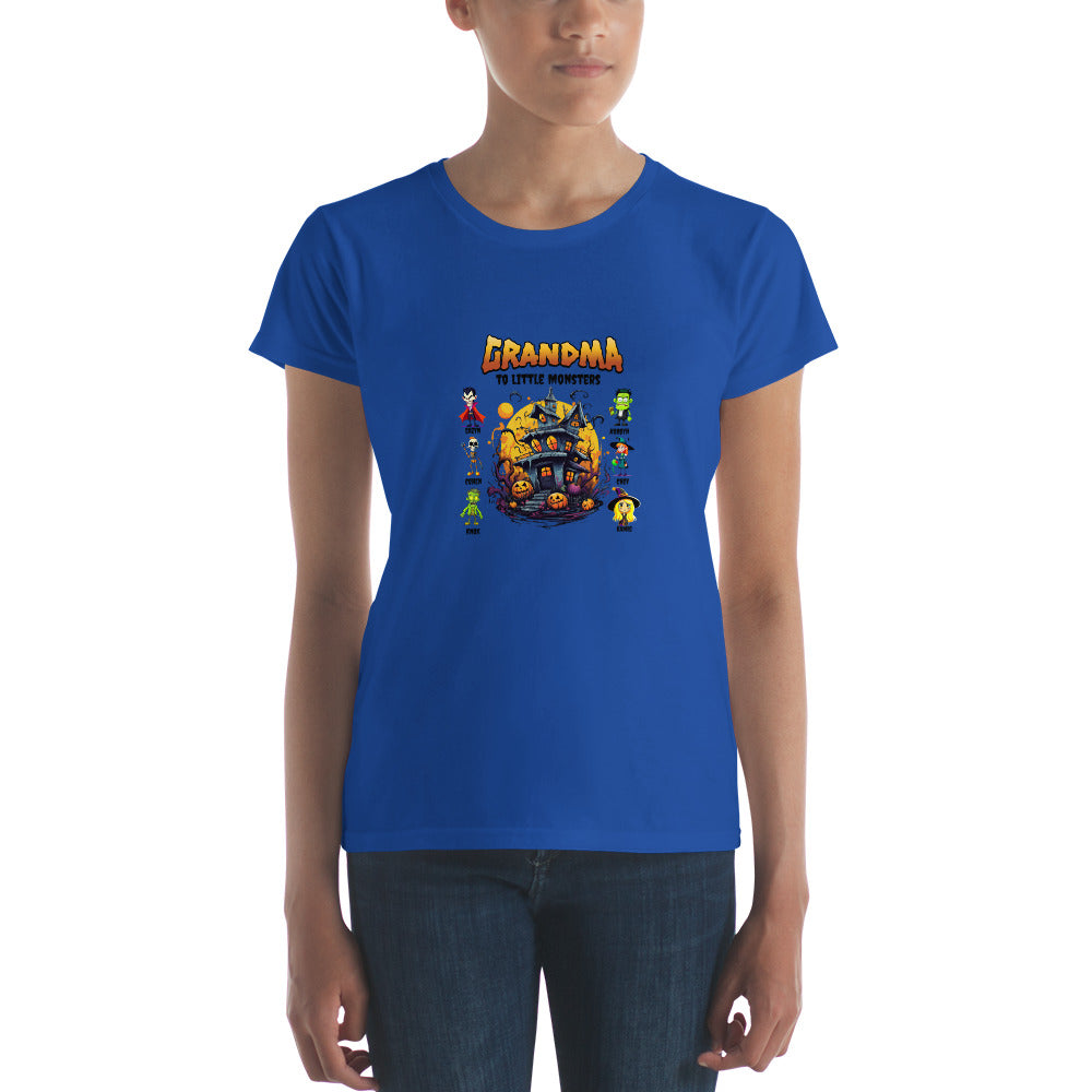 Women's short sleeve t-shirt - Little Monsters - Names and Cartoons are 100% customizable - Premium  from T&L Kustoms - Just $22.45! Shop now at T&L Kustoms
